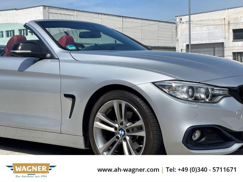 BMW 420 i Cabrio Automatik Leder Navi Service NEU